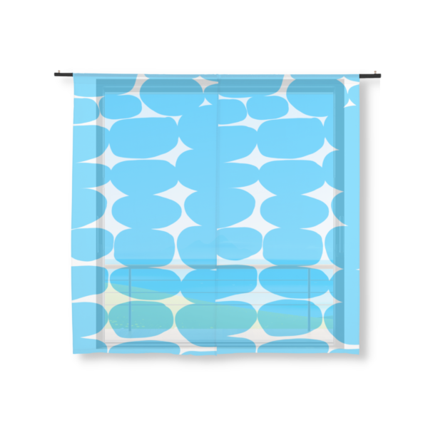 customizable sheer curtians